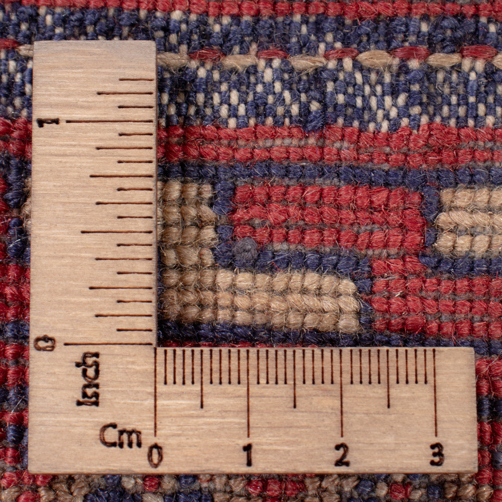 Kelim Teppich - Oriental - 186 x 144 cm - dunkelrot