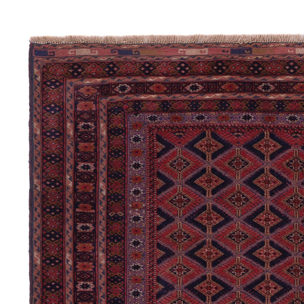 Kelim Teppich - Oriental - 202 x 155 cm - dunkelrot
