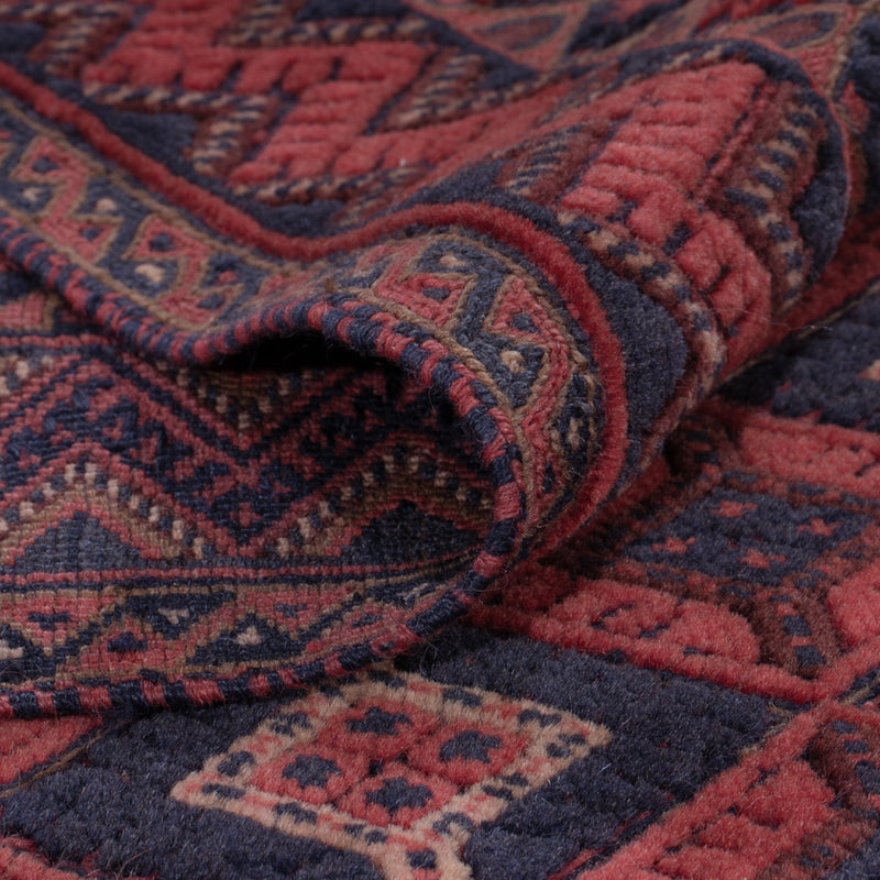 Kelim Teppich - Oriental - 201 x 161 cm - dunkelrot