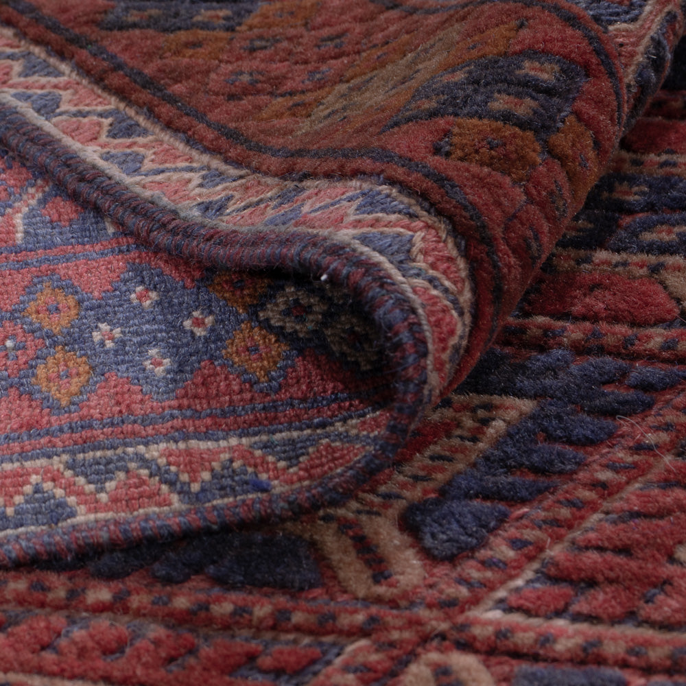 Kelim Teppich - Oriental - 203 x 157 cm - dunkelrot