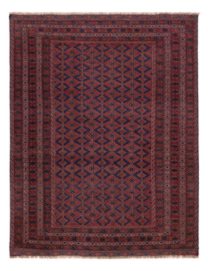Kelim Teppich - Oriental - 193 x 146 cm - dunkelrot