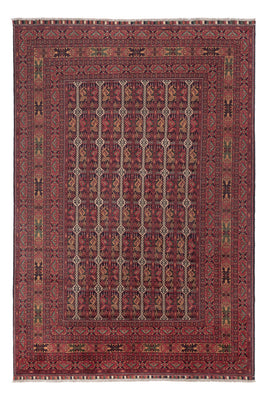 Afghan Teppich - Royal - 288 x 194 cm - dunkelrot