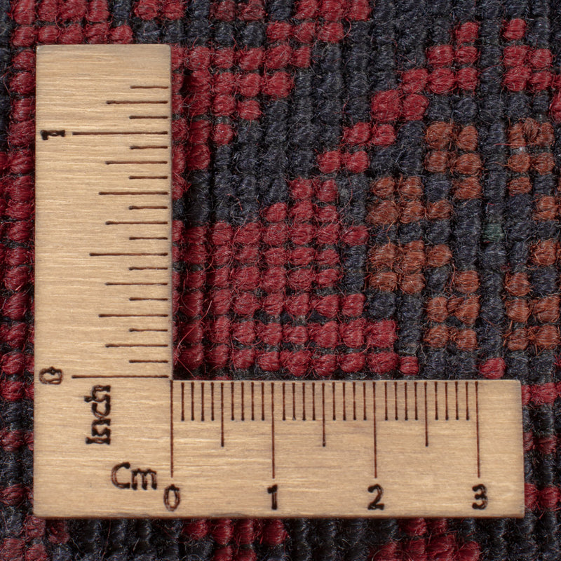 Afghan Teppich - Kunduz - 298 x 201 cm - dunkelrot