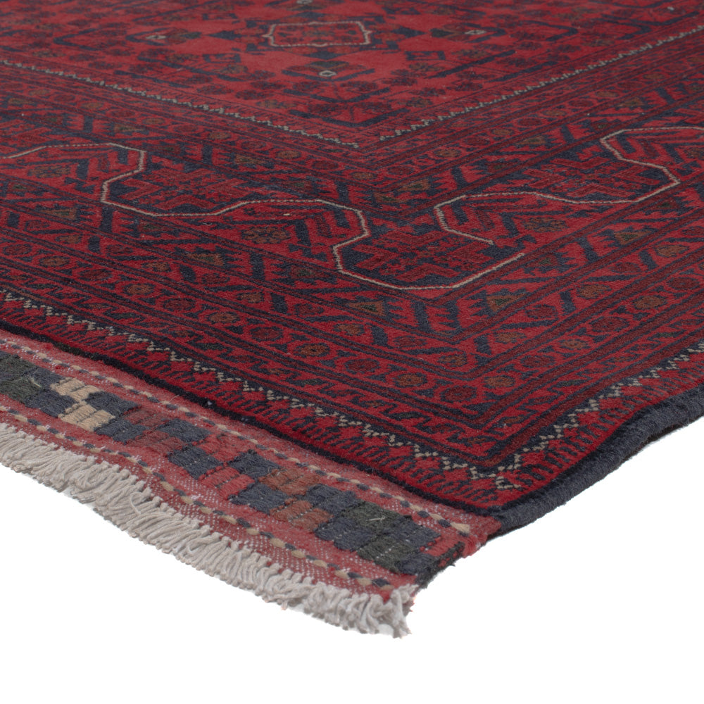 Afghan Teppich - Kunduz - 288 x 198 cm - dunkelrot