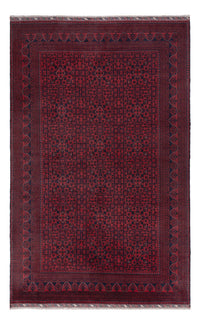 Afghan Teppich - Kunduz - 306 x 200 cm - dunkelrot