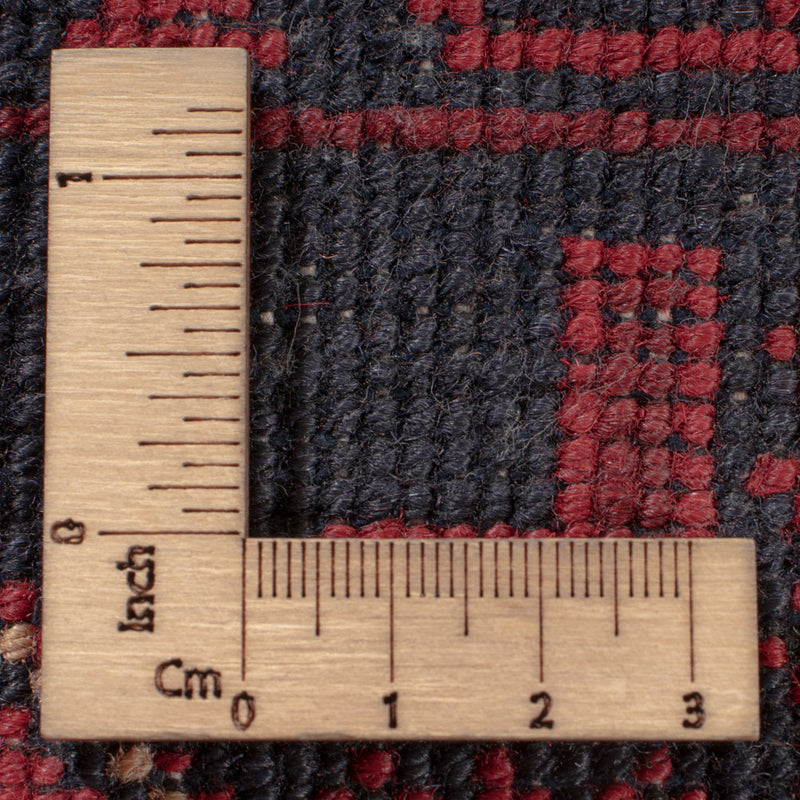 Afghan Teppich - Kunduz - 299 x 197 cm - dunkelrot