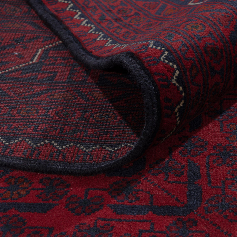 Afghan Teppich - Kunduz - 292 x 200 cm - dunkelrot