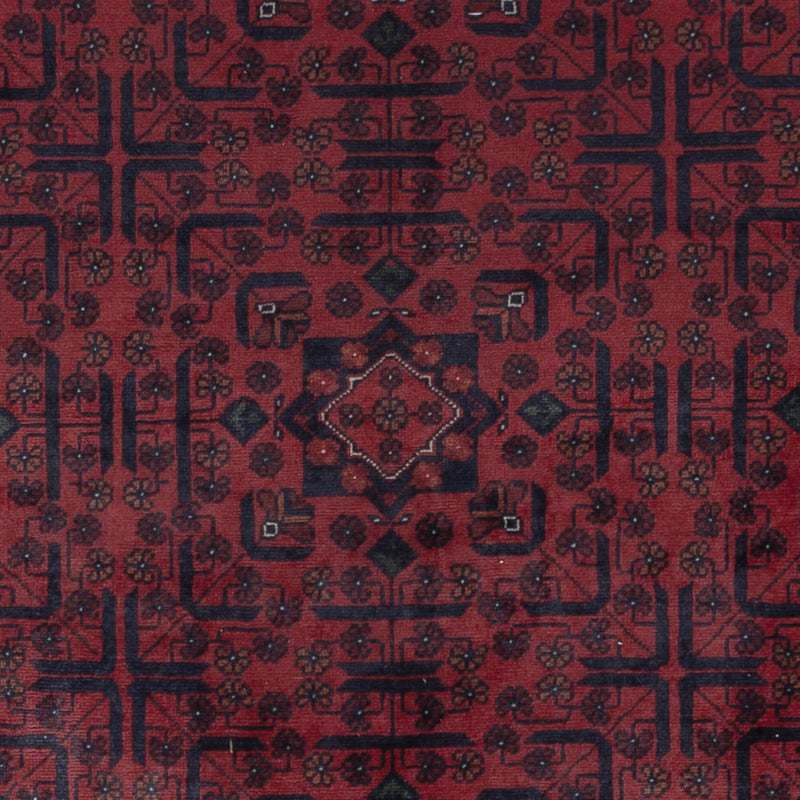 Afghan Teppich - Kunduz - 288 x 198 cm - dunkelrot