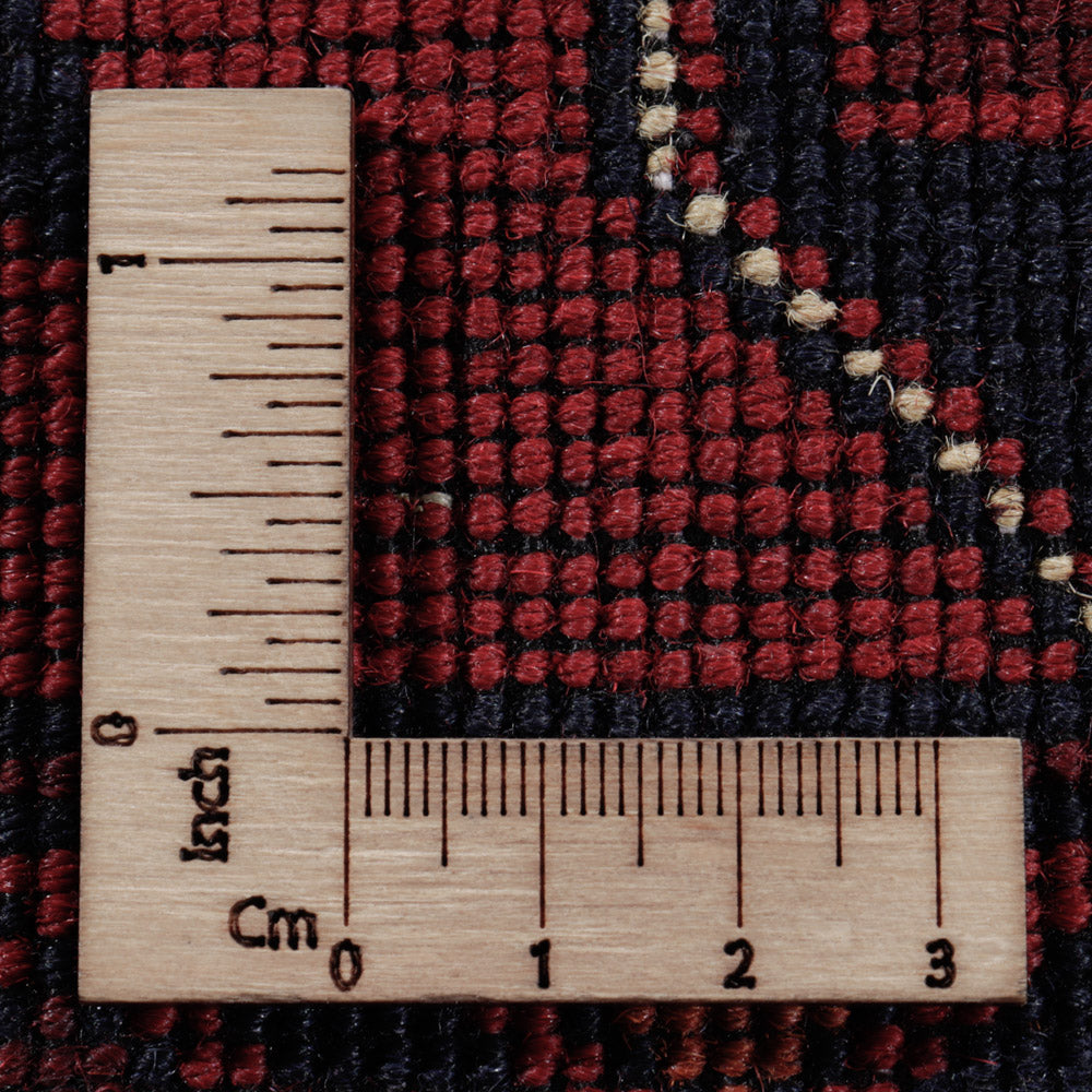 Afghan Teppich - Kunduz - 289 x 199 cm - dunkelrot