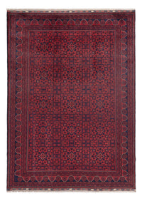 Afghan Teppich - Kunduz - 282 x 201 cm - dunkelrot