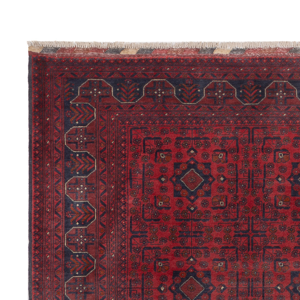 Afghan Teppich - Kunduz - 287 x 200 cm - dunkelrot