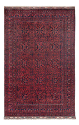Afghan Teppich - Kunduz - 297 x 195 cm - dunkelrot