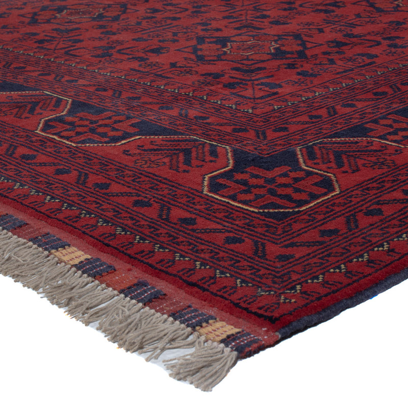 Afghan Teppich - Kunduz - 288 x 198 cm - dunkelrot