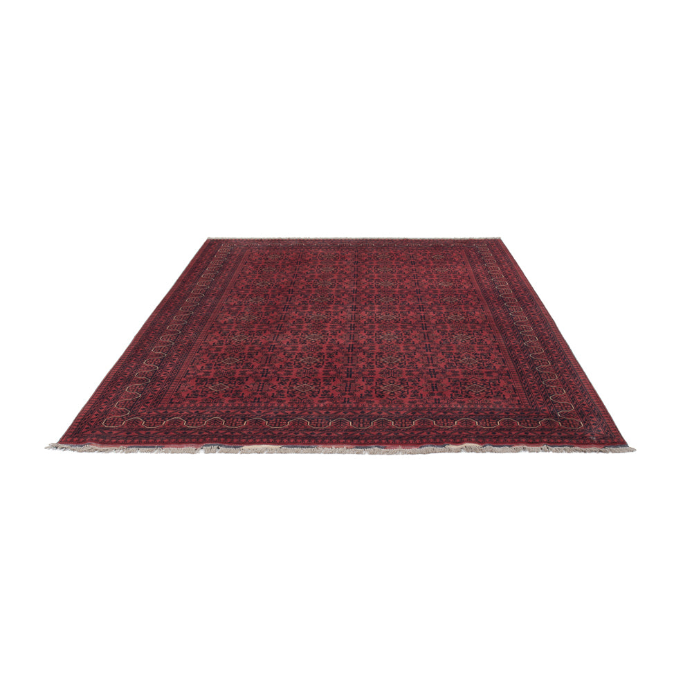 Afghan Teppich - Kunduz - 297 x 208 cm - dunkelrot