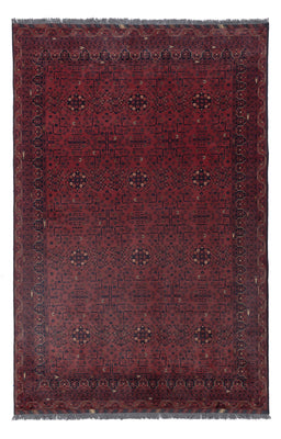 Afghan Teppich - Kunduz - 280 x 184 cm - dunkelrot