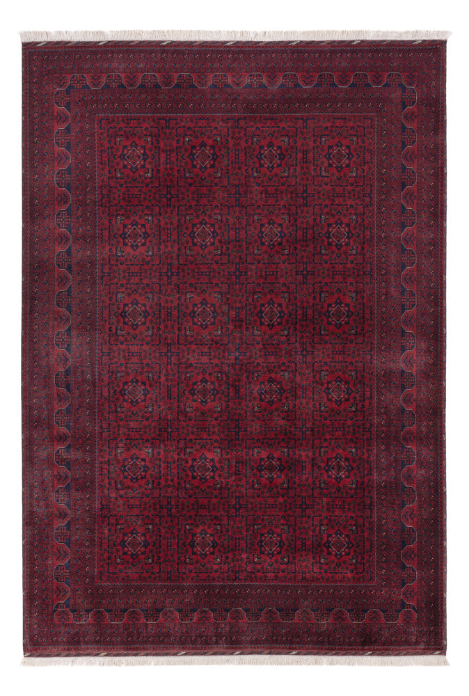 Afghan Teppich - Royal - 286 x 202 cm - dunkelrot