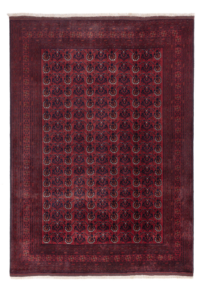 Afghan Teppich - Royal - 288 x 200 cm - dunkelrot