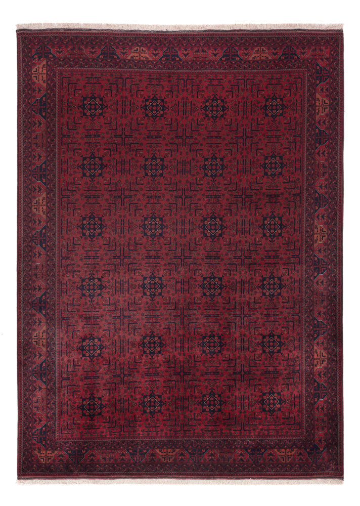Afghan Teppich - Royal - 281 x 199 cm - dunkelrot
