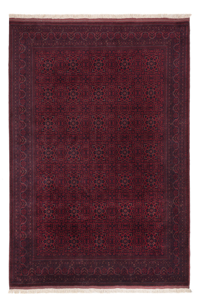 Afghan Teppich - Royal - 303 x 201 cm - dunkelrot