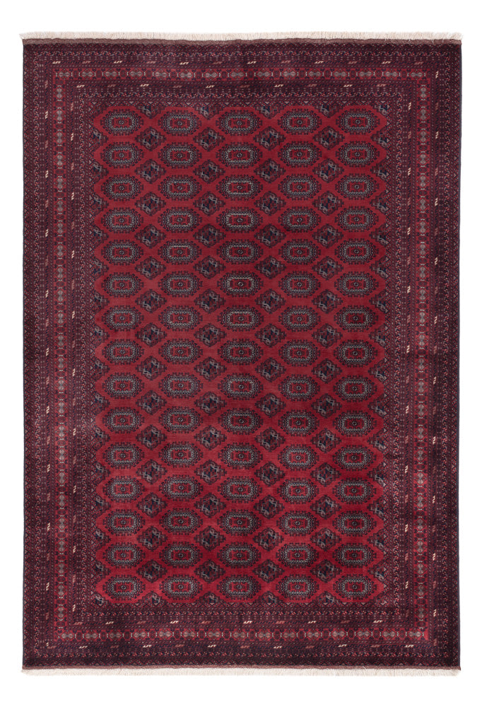 Afghan Teppich - Royal - 296 x 200 cm - dunkelrot