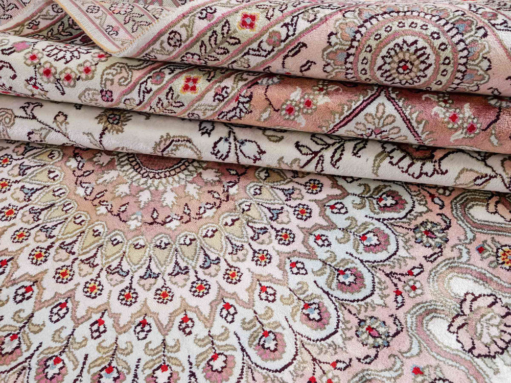 Seidenteppich - China Seide - 362 x 272 cm - beige