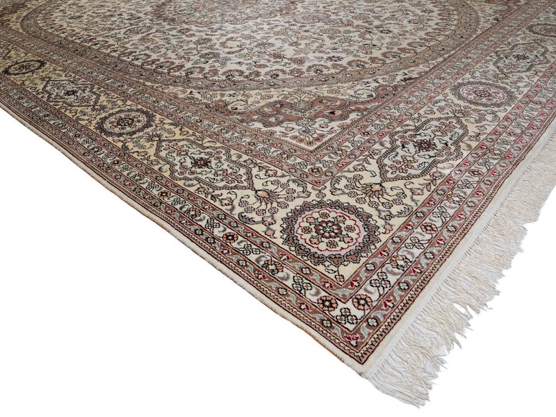 Seidenteppich - China Seide - 352 x 269 cm - beige