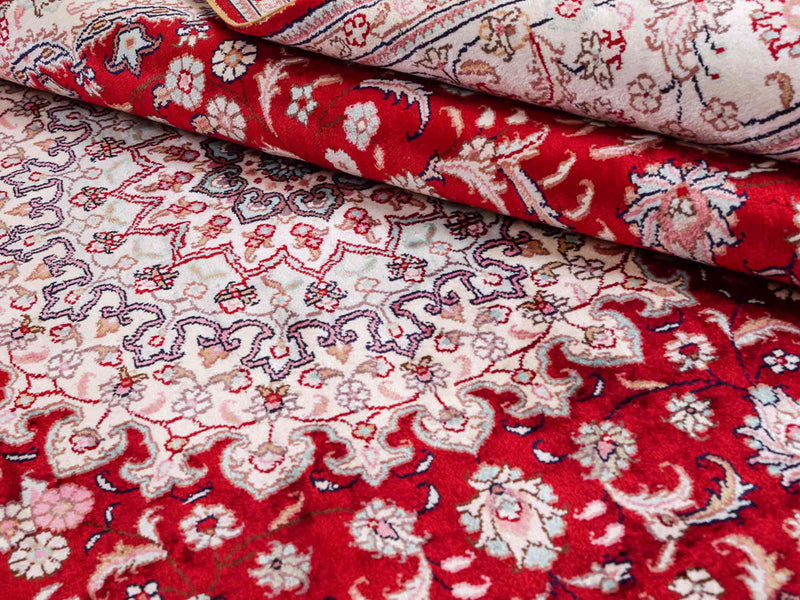 Seidenteppich - China Seide - 263 x 180 cm - rot