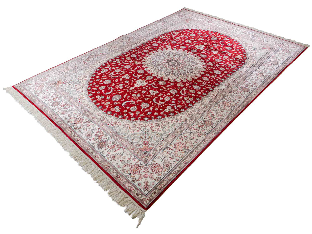 Seidenteppich - China Seide - 263 x 180 cm - rot