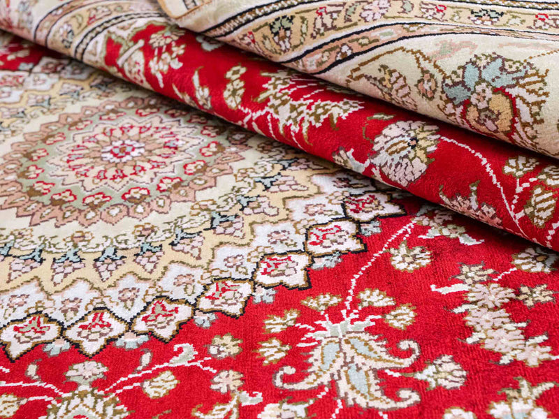 Seidenteppich - China Seide - 240 x 153 cm - rot