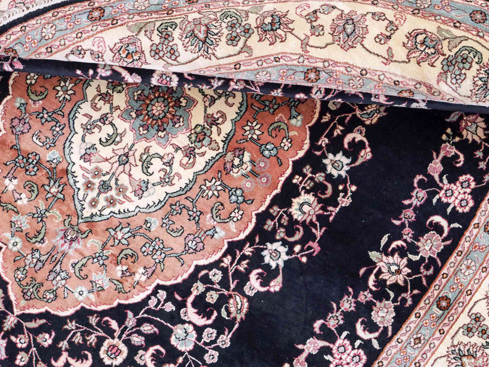 Seidenteppich - China Seide - 238 x 153 cm - anthrazit