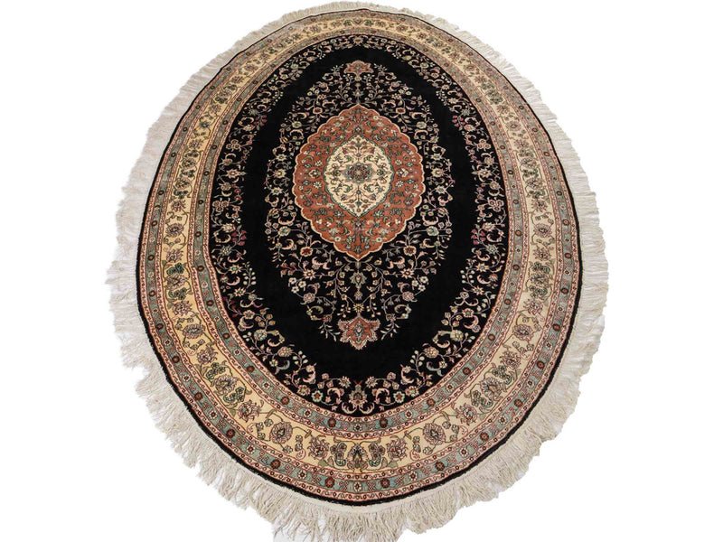 Seidenteppich - China Seide - 238 x 153 cm - anthrazit