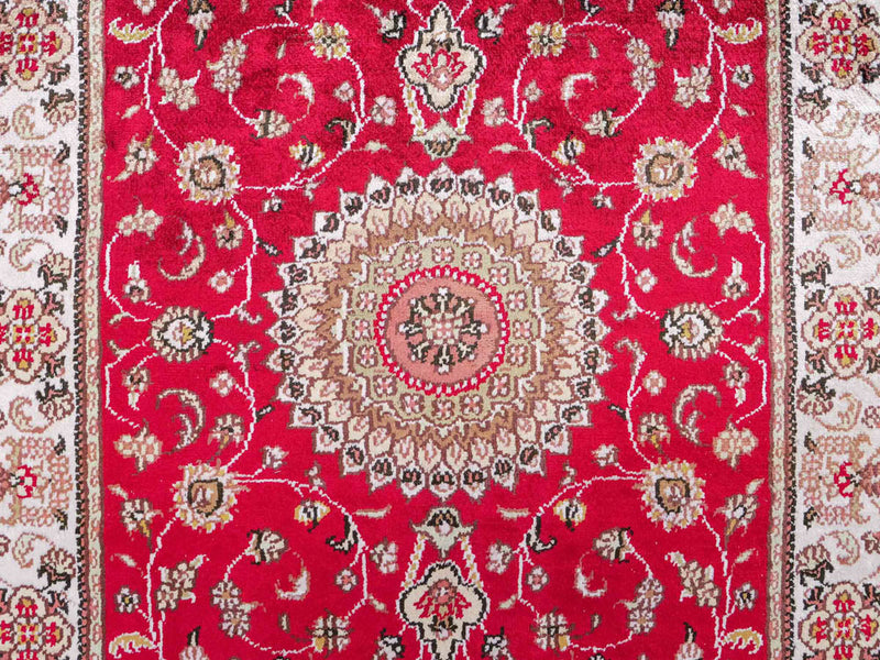 Seidenteppich - China Seide - 120 x 76 cm - rot