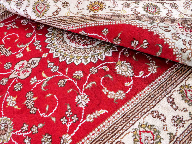 Seidenteppich - China Seide - 122 x 76 cm - rot