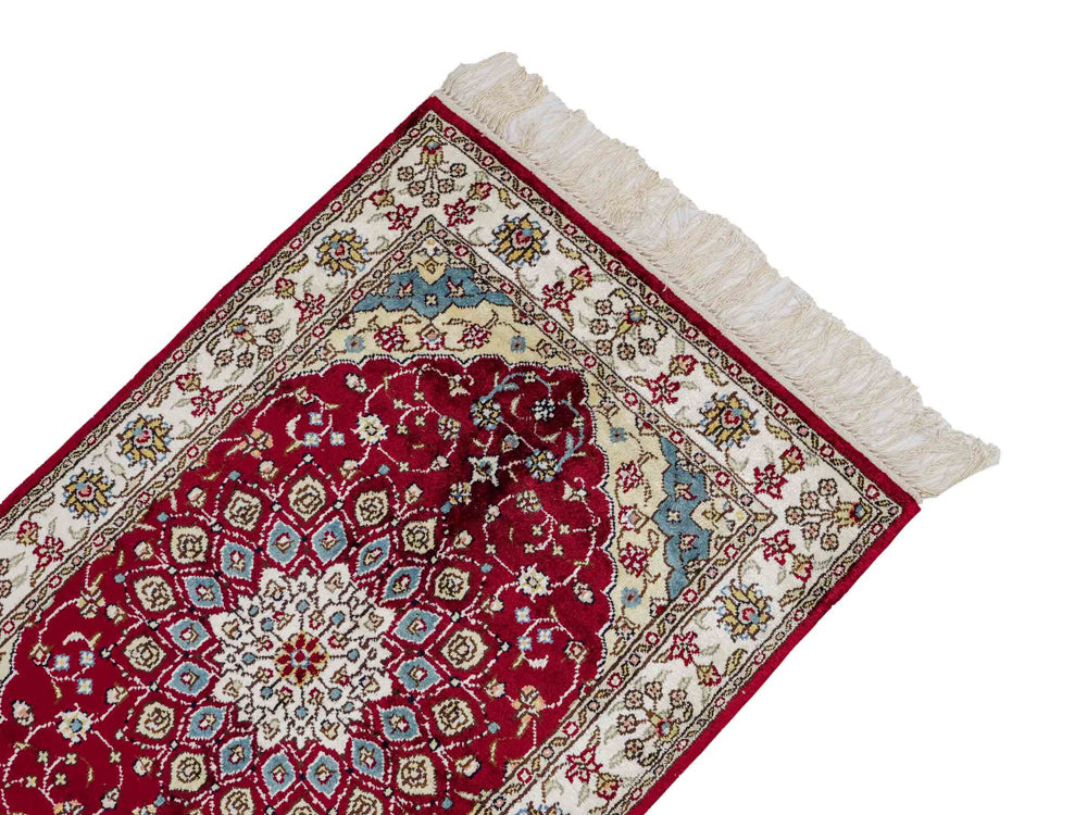 Seidenteppich - China Seide - 87 x 56 cm - rot