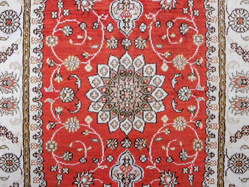 Seidenteppich - China Seide - 93 x 61 cm - rot