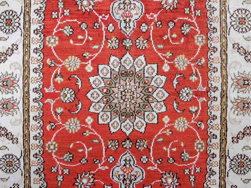 Seidenteppich - China Seide - 93 x 61 cm - rot