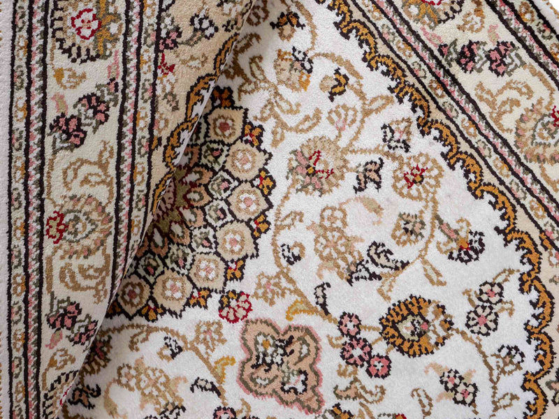 Seidenteppich - China Seide - 93 x 63 cm - beige