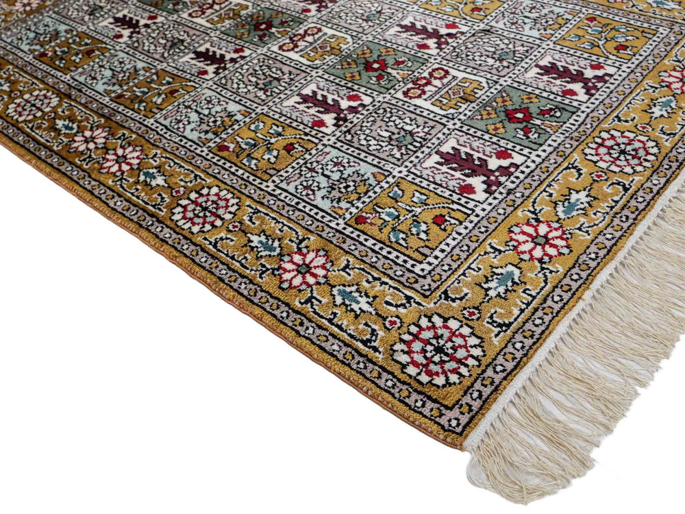 Seidenteppich - China Seide - 92 x 63 cm - mehrfarbig