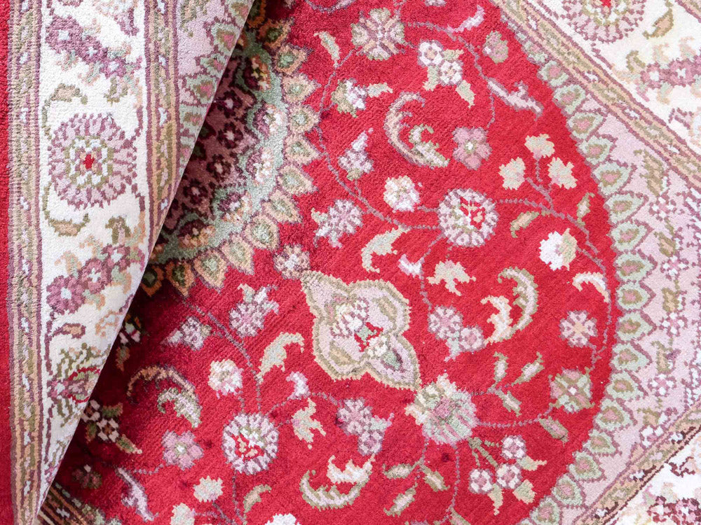 Seidenteppich - China Seide - 90 x 59 cm - rot