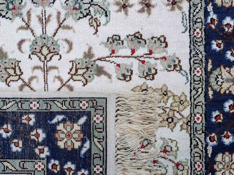 Seidenteppich - China Seide - 90 x 62 cm - creme