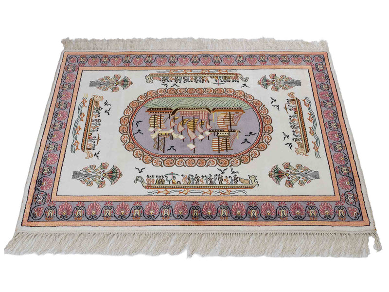 China Seide Teppich 123x91cm - Orientteppich