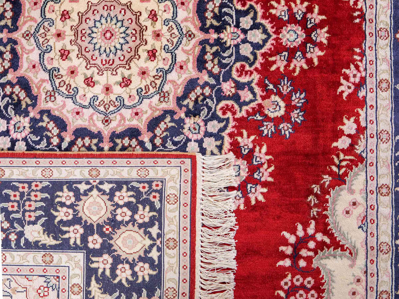 Seidenteppich - China Seide - 186 x 121 cm - rot