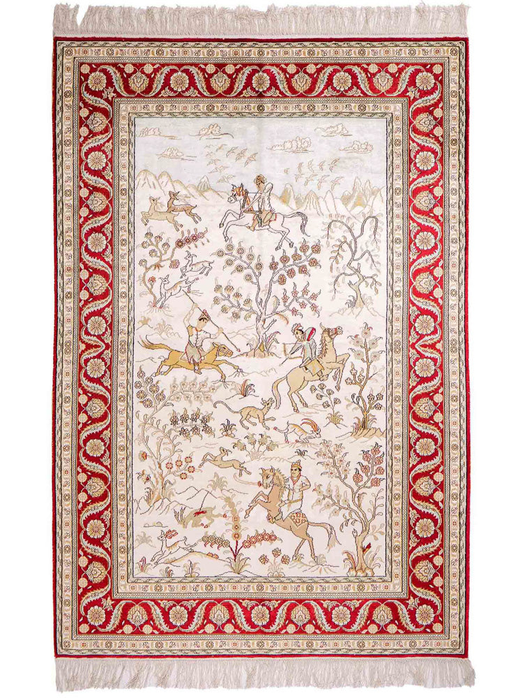 China Seide Teppich 183x124cm - Orientteppich