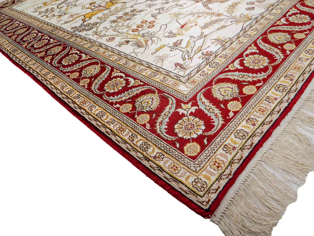 China Seide Teppich 127x185cm - Orientteppich