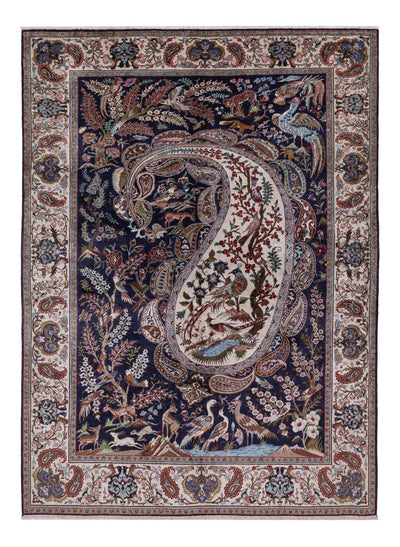 Ghom Teppich 140x195cm - Perserteppich