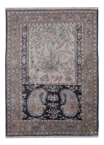 Kaschmir Seide Teppich 123x178cm - Orientteppich