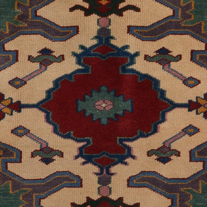 Ziegler Teppich - 180 x 150 cm - grün