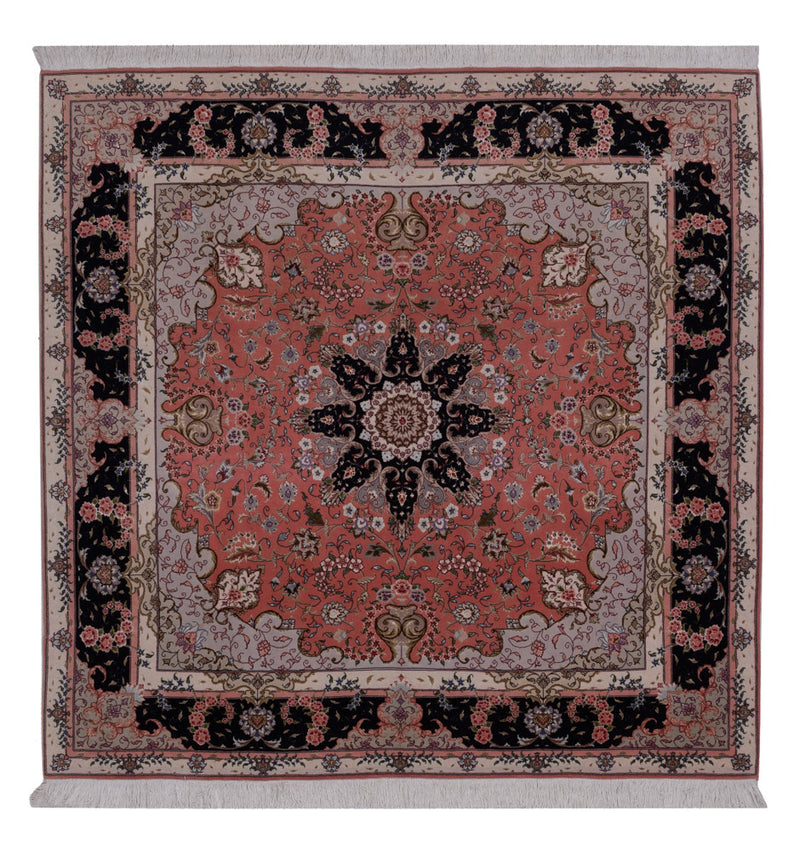 Täbriz - 50 Raj Teppich 198x199cm - Perserteppich