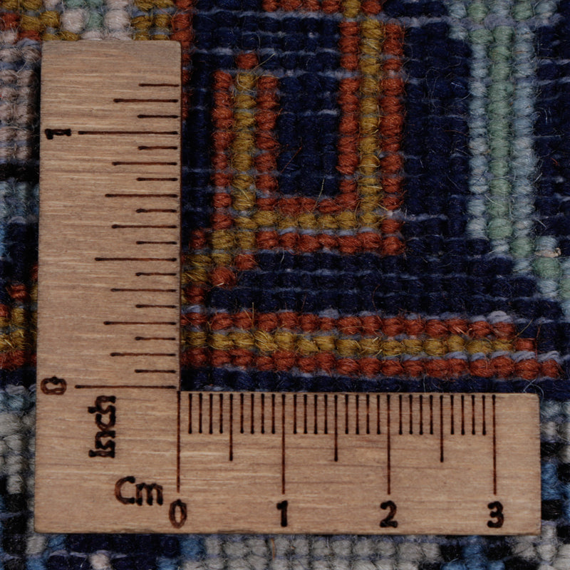 Perserteppich - Keshan - 208 x 134 cm - petrolblau