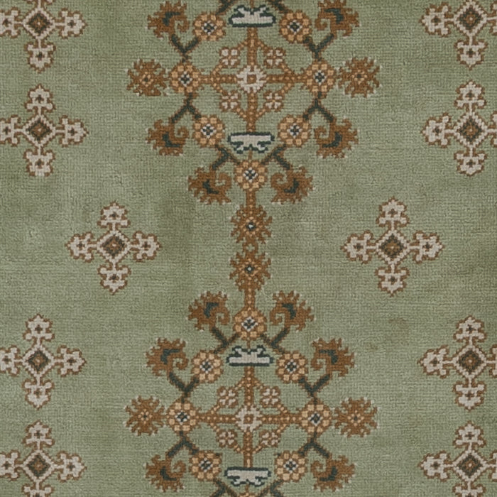 Perserteppich - Nomadic - 227 x 145 cm - hellgrün